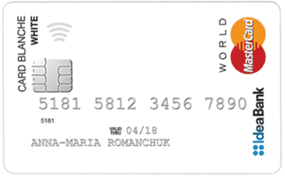 Кредитна картка «Card Blanche Online»